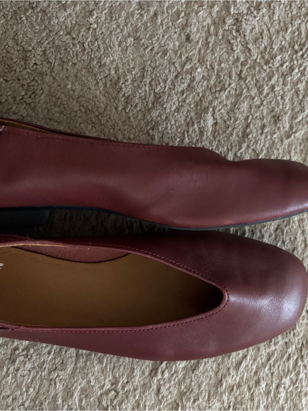Camper Women's Ballet Flats in Wine